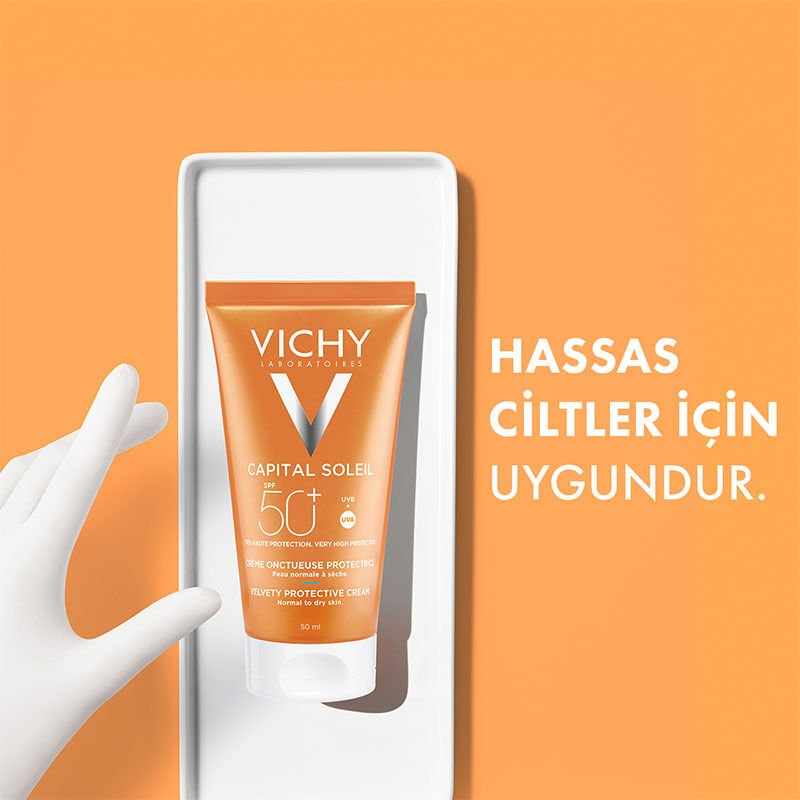 Velvety Sunscreen Cream - SPF 50+ UVA/UVB, Hydrating & Anti - Aging - TryAladdin