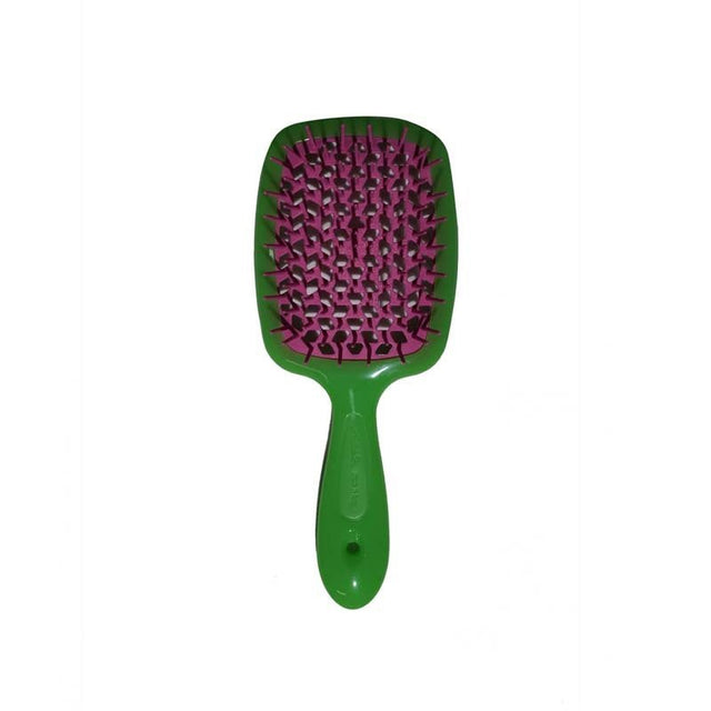 Vented Detangling Hair Brush for Wet & Dry Hair - Green & Pink - TryAladdin