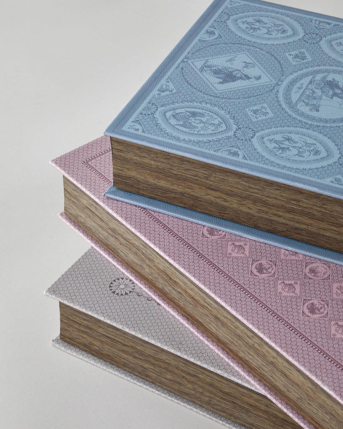Elegant Beige Decorative Storage Box Display Solution