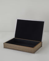 Elegant Beige Decorative Storage Box Display Solution