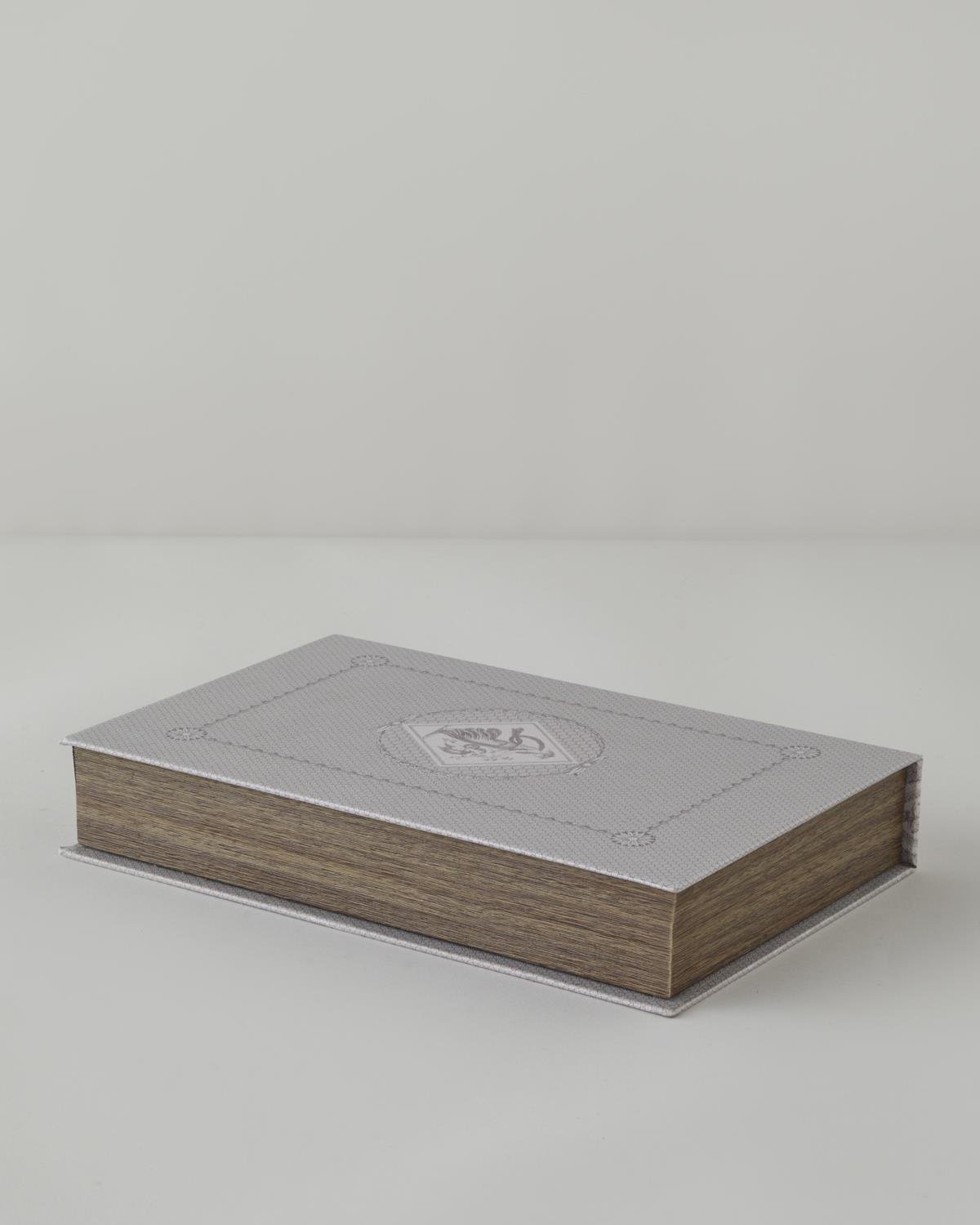 Elegant Beige Decorative Storage Box Display Solution