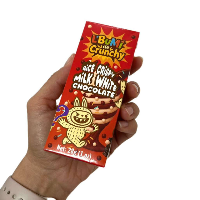 Vezir Lbumi de Crunchy Collectible Mystery Chocolate - Milk, White & Rice Crispy - 28g - TryAladdin