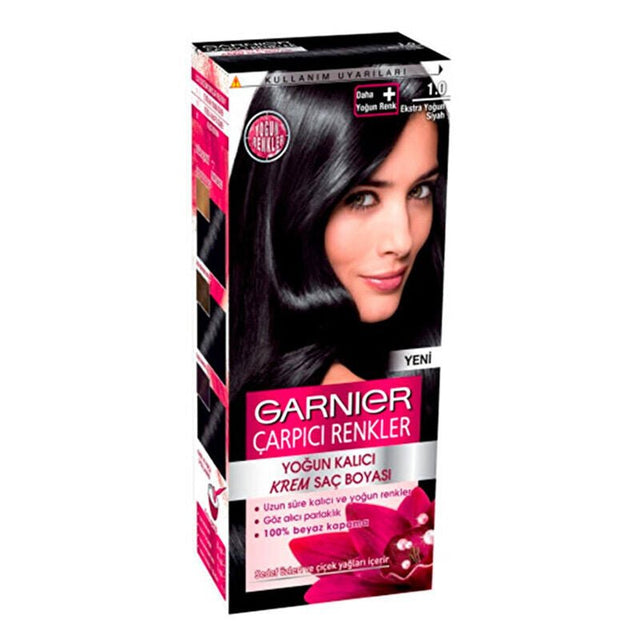 Vibrant Extra Intense Black Permanent Hair Color 1.0 - TryAladdin