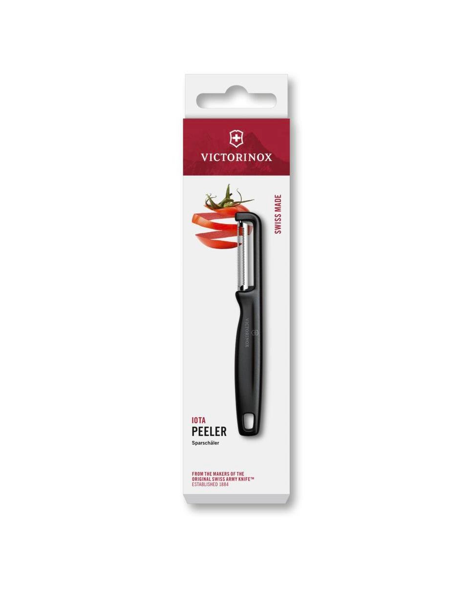 Pelaverdure a doppia lama seghettata, utensile da cucina professionale