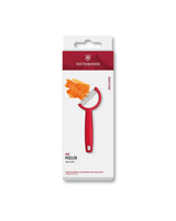 Professional Straight Edge Single Blade Peeler Red