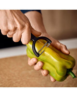 業務用 波刃二枚刃 野菜皮むき器 黒