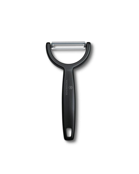 Professional Grade Serrated Dual Blade Vegetable Peeler   Black