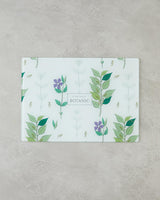 Premium Botanic Print Glass Cutting Board - Durable Kitchen Prep Surface