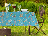 Violet PVC Tablecloth - Easy Clean Dining Linen - TryAladdin