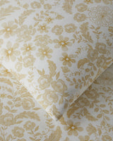 Premium Easy Iron Double Duvet Cover Set Light Yellow