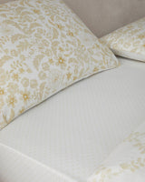 Premium Easy Iron Double Duvet Cover Set Light Yellow