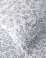 Premium Easy Iron Einzelbett Bettbezug-Set mit Spannbettlaken Flieder