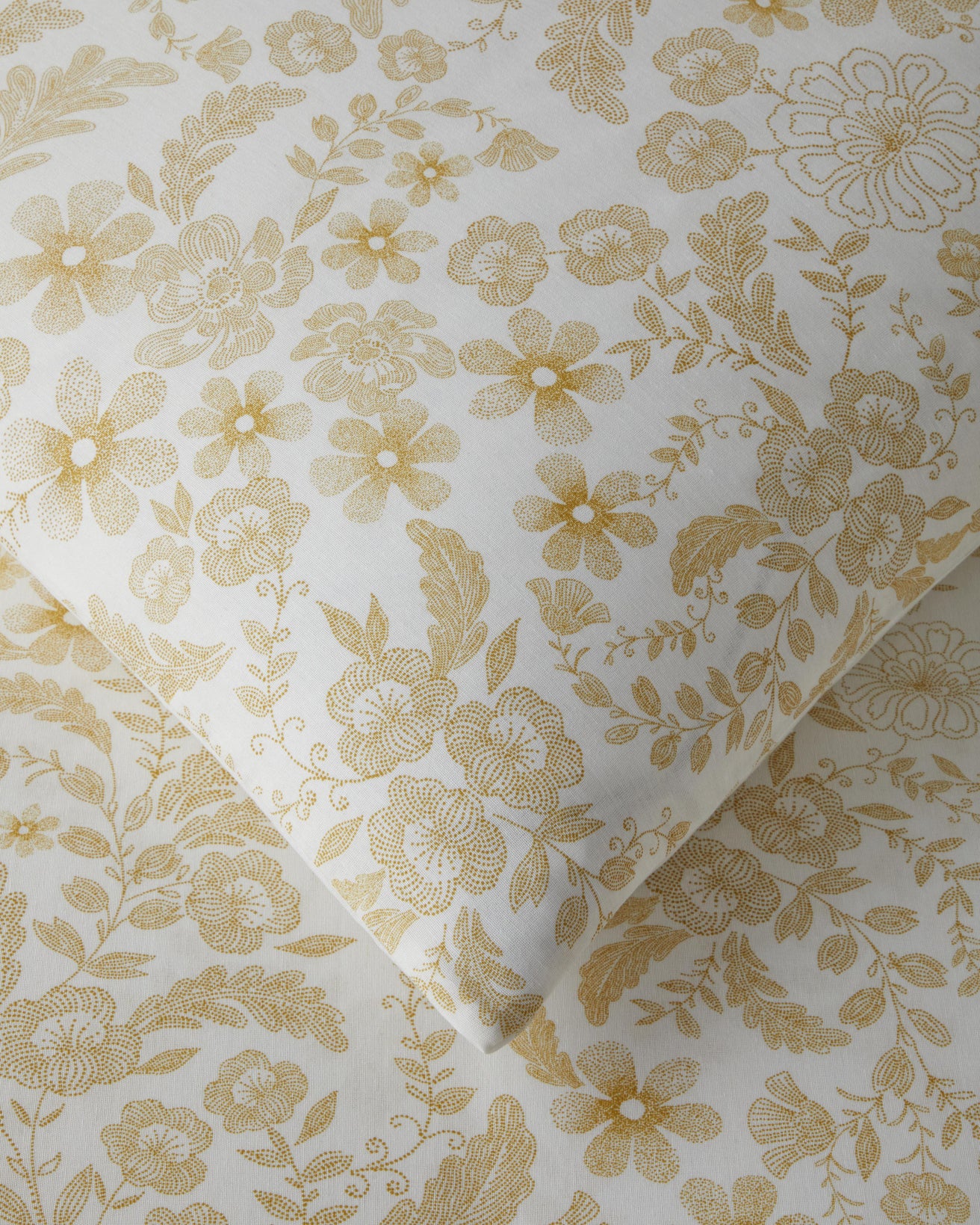 Premium Easy Iron Single Duvet Cover Set Light Yellow