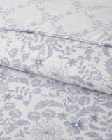 Premium Easy Iron Einzelbett Bettbezug-Set mit Spannbettlaken Flieder