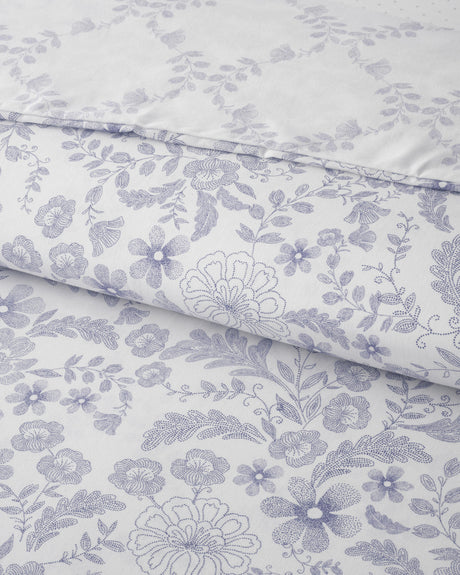 Premium Easy Iron Single Duvet Cover Set with Fitted Sheet Lilac