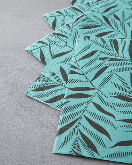 Virelia Professional Grade Green Paper Napkins 33x33cm