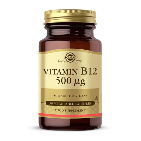Vitamin B12 500 mcg Dietary Supplement Capsules - TryAladdin
