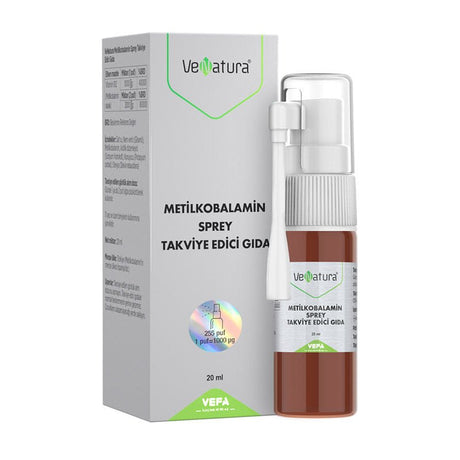 Vitamin B12 Methylcobalamin - Energy & Nervous System Support Oral Spray - TryAladdin