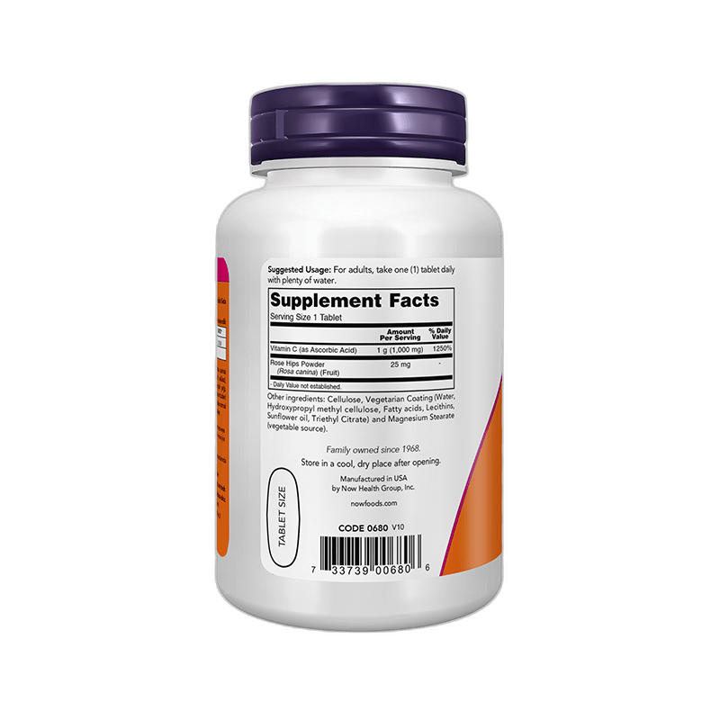 Vitamin C 1000mg with Rose Hips - Daily Dietary Supplement - TryAladdin