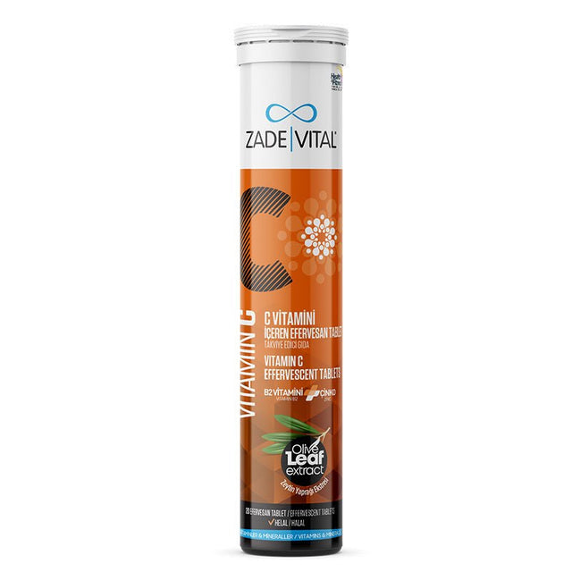 Vitamin C, B2 & Zinc - Immune Support Effervescent Tablets - TryAladdin