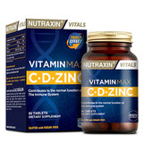 Vitamin C, D, Zinc Complex - Advanced Immunity Support Tablets - TryAladdin