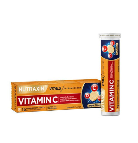 Vitamin C, D & Zinc Effervescent - Triple Action Immunity Support - TryAladdin