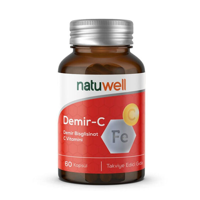 Vitamin C & Iron Complex - Essential Nutrient Support Capsules - TryAladdin
