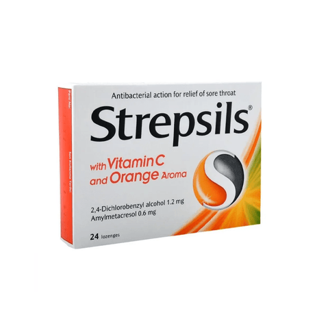 Vitamin C Orange Flavored Throat Lozenge - Daily Dietary Supplement - TryAladdin