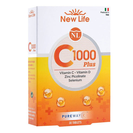 Vitamin C Pureway - C & D, Zinc, Selenium - Immunity Support Capsules - TryAladdin