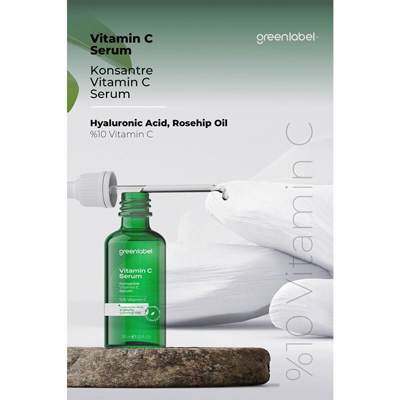 Vitamin C Serum - Brightening & Dark Spot Correcting with Hyaluronic Acid - TryAladdin
