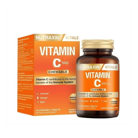 Vitamin C with Rosehip & Bioflavonoids - Immunity Support Chewable Tablets - TryAladdin