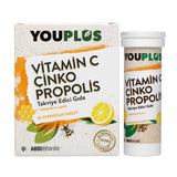 Vitamin C Zinc Propolis - Immunity & Energy Support Effervescent Tablets - TryAladdin