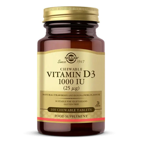 Vitamin D3 1000 IU - Daily Support Chewable Tablets - TryAladdin