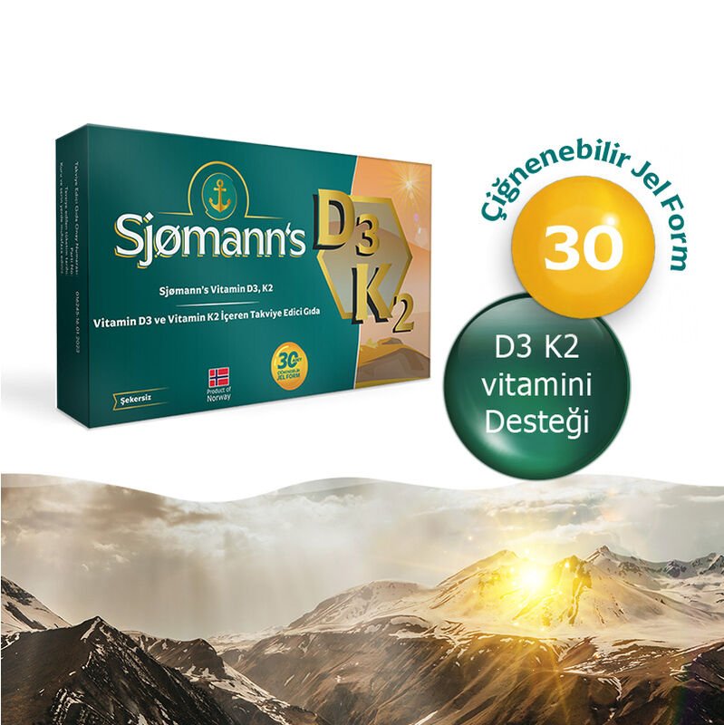 Vitamin D3 1000 IU + K2 - Bone, Muscle & Immunity Support Chewable Gels - TryAladdin