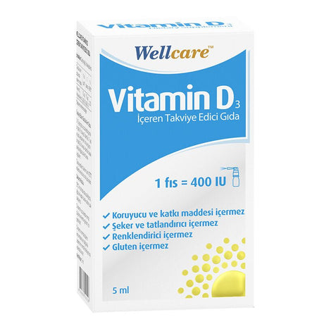 Vitamin D3 400 IU - Essential Daily Support Oral Spray - TryAladdin