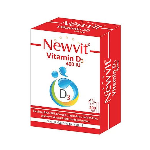 Vitamin D3 400 IU Liquid Drops & Spray - Bone & Immune Support for Kids - TryAladdin