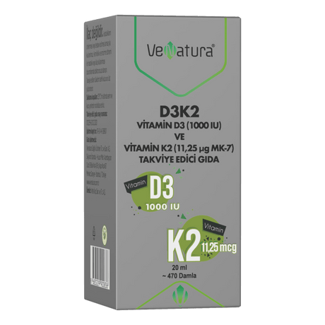 Vitamin D3 + K2 - Advanced Bone & Immunity Support Drops - TryAladdin