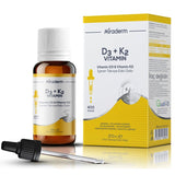 Vitamin D3 + K2 Complex - Advanced Bone & Immune Support Drops - TryAladdin