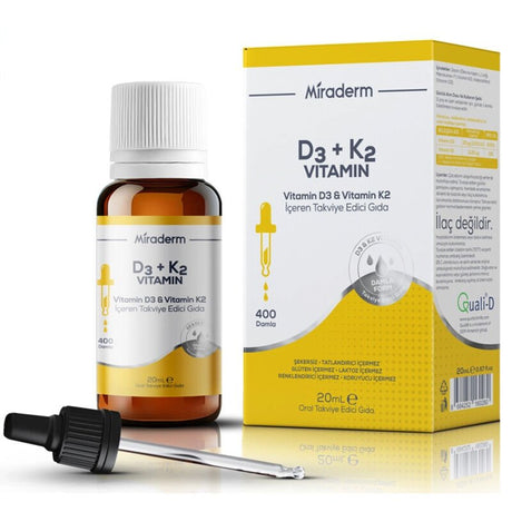 Vitamin D3 + K2 Complex - Advanced Bone & Immune Support Drops - TryAladdin