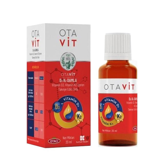 Vitamin D3 + K2 - Comprehensive Nutrient Support Liquid Drops - TryAladdin