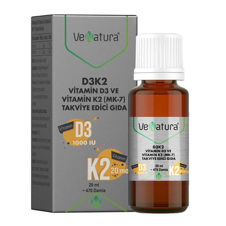 Vitamin D3 & K2 Drops - Bone Health & Immune Support - TryAladdin