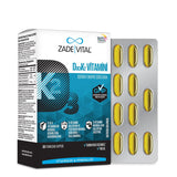 Vitamin D3 & K2 - High Potency Daily Supplement Softgels - TryAladdin
