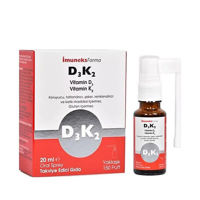 Vitamin D3 + K2 Liquid Drops - Bone & Immune Support - TryAladdin