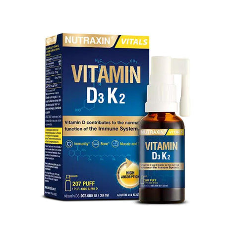 Vitamin D3 + K2 Supplement - Daily Oral Spray - TryAladdin