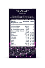 VitaNørsk Collagen Tablets - 45 Tablets with Hyaluronic Acid & Biotin - TryAladdin