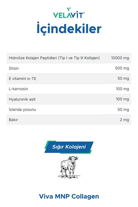 Viva MNP Collagen 10000mg - 30 Sachets for Menopause Support - TryAladdin