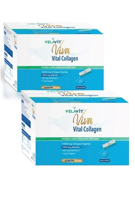 Viva Vital Collagen - 2 Boxes (30 Unflavored Sachets Each) - TryAladdin