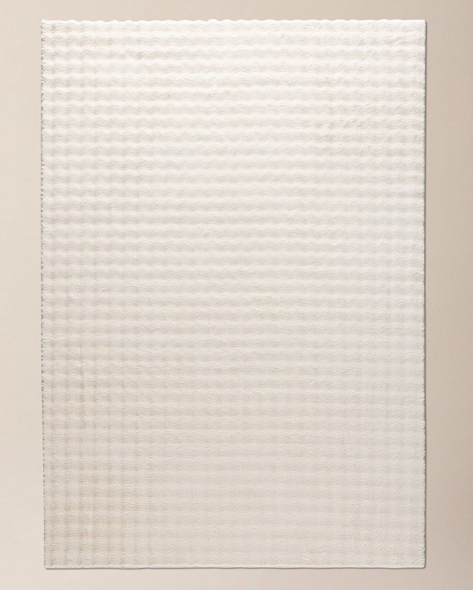 Vivre Bubble Cream Area Rug - Modern Soft Floor Mat - TryAladdin