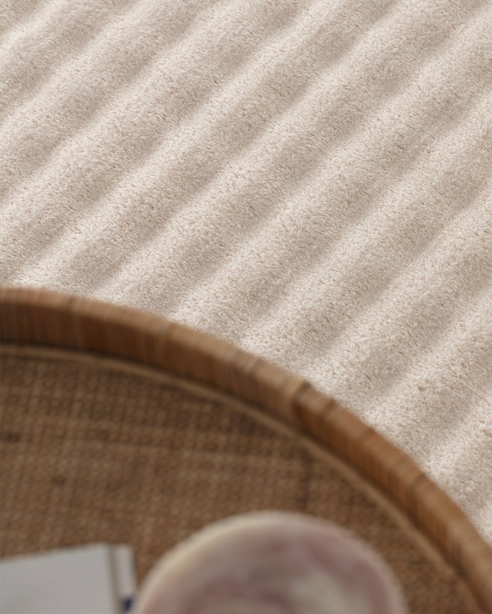 Vivre Bubble Cream Area Rug - Modern Soft Floor Mat - TryAladdin