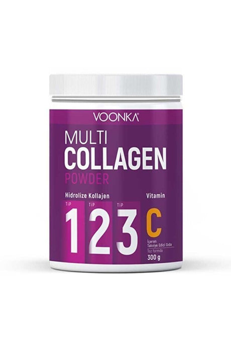 Voonka Multi Collagen Powder with Vitamin C - 300g for Skin & Immunity - TryAladdin